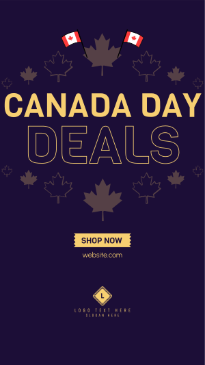 Canada Day Deals Facebook story Image Preview