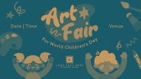 Art Fair Children's Day Animation Design