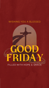 Good Friday Greeting Facebook story Image Preview