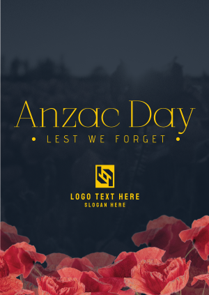 Anzac Flowers Poster Image Preview
