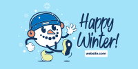 Snowman Mascot Twitter post Image Preview