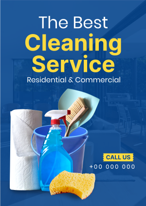 The Best Cleaning Service Flyer Image Preview