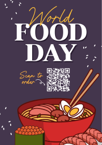 Asian Famous Dishes Poster Design