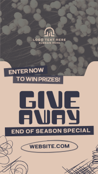 Giveaway Season Grunge TikTok Video Design