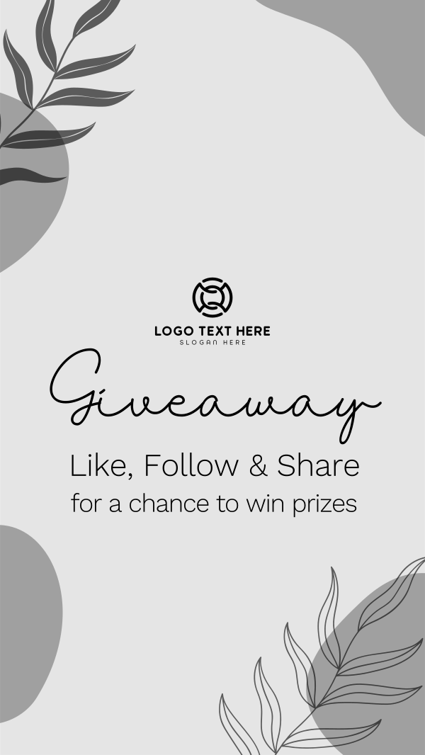 Giveaway Raffle Instagram Story Design Image Preview