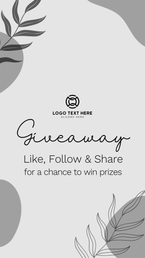 Giveaway Raffle Instagram story Image Preview