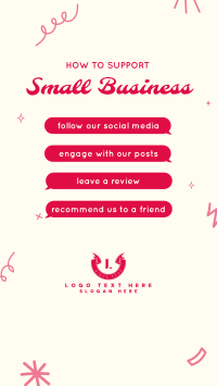 Support Small Business TikTok video Image Preview