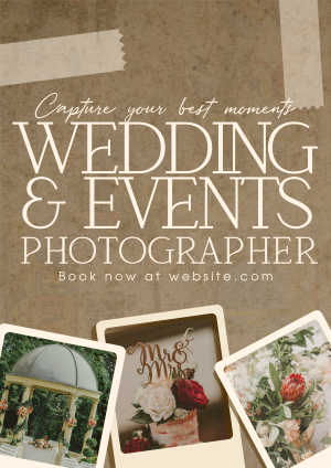 Rustic Wedding Photographer Flyer Image Preview