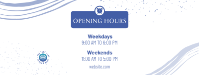 New Opening Hours Facebook cover Image Preview