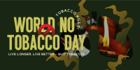 Say No to Tobacco Twitter post Image Preview
