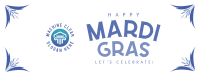 Festive Mardi Gras Facebook cover Image Preview