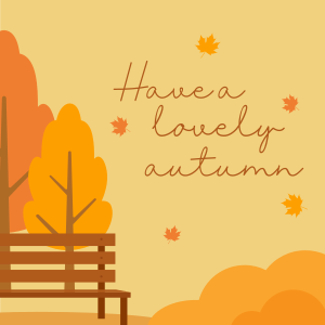 Autumn Greetings Instagram post Image Preview