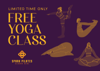 Yoga Promo for All Postcard Design