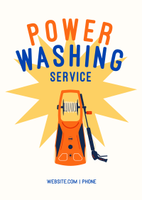 Power Washing Service Poster Image Preview