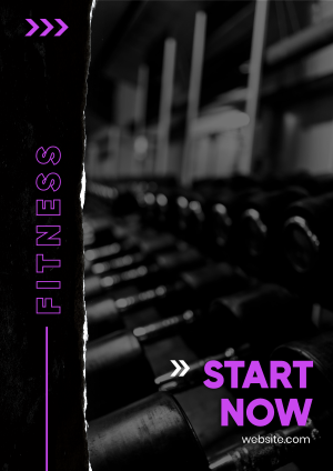 Fitness Starts Now Flyer Image Preview