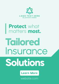 Corporate Insurance Solutions Poster Design