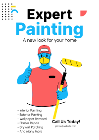 Paint Expert Flyer Design