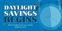 Playful Daylight Savings Twitter post Image Preview