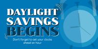 Playful Daylight Savings Twitter Post Image Preview