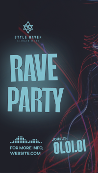 Rave Party Vibes TikTok video Image Preview