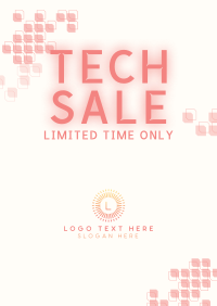 Geometric Tech Poster Image Preview