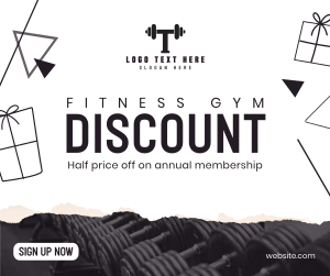 Christmas Gym Discount Facebook post Image Preview