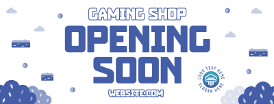 Game Shop Opening Facebook cover Image Preview