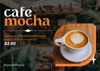 Cafe Mocha Postcard Design