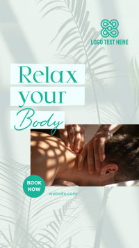 Relaxing Body Massage Instagram reel Image Preview