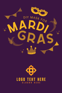 Mardi Gras Festival Pinterest Pin Image Preview