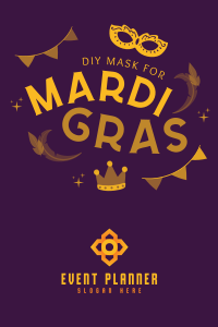 Mardi Gras Festival Pinterest Pin Image Preview