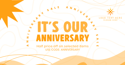 Anniversary Discounts Facebook ad Image Preview
