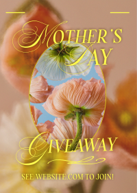 Mother Giveaway Blooms Flyer Image Preview