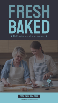 Bakery Bread Promo TikTok Video Image Preview