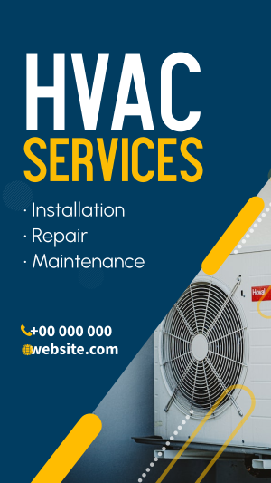 Fast HVAC Services Facebook story Image Preview