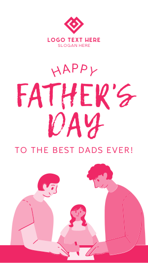 The Best Dads Ever Facebook Story Image Preview