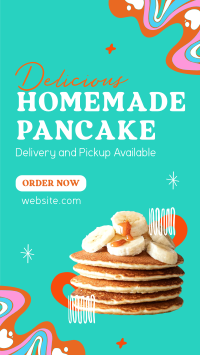 Homemade Pancakes TikTok Video Design