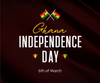 Ghana Independence Day Facebook Post Design