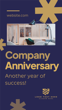 Minimalist Company Anniversary Instagram Reel Preview