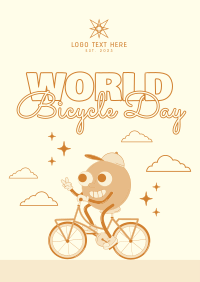 Celebrate Bicycle Day Poster Design