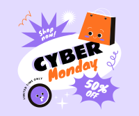 Cyber Monday Facebook Post Design