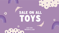 Kiddie Toy Sale Facebook Event Cover Design