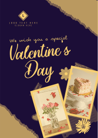 Scrapbook Valentines Greeting Flyer Image Preview