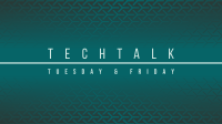 Tech Talk YouTube Banner Design