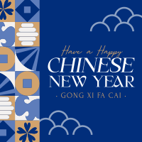 Chinese New Year Tiles Linkedin Post Image Preview