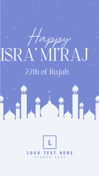 Isra' Mi'raj Spiritual Night Facebook Story Design