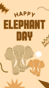 Artsy Elephants Instagram Story Design