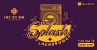 Splash Laundromat Facebook ad Image Preview