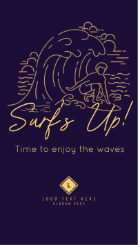 Summer Surfing Facebook Story Design