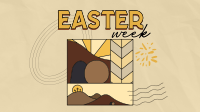 Holy Easter Week Facebook Event Cover Design
